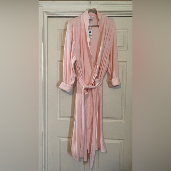 New Sea Island Georgia Women’s Long Scallop Lightweight Robe XXL Pink $206 - Picture 1 of 11